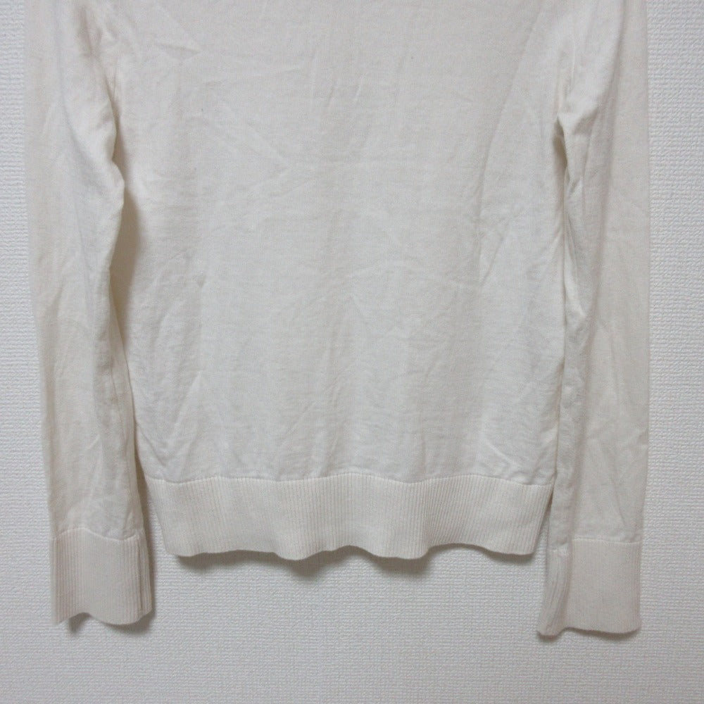 ジュライナイン コットンカシミヤブレンドヘンリーネックカットソー
