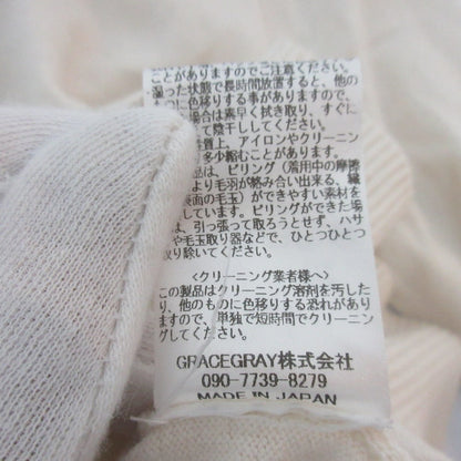 ジュライナイン コットンカシミヤブレンドヘンリーネックカットソー