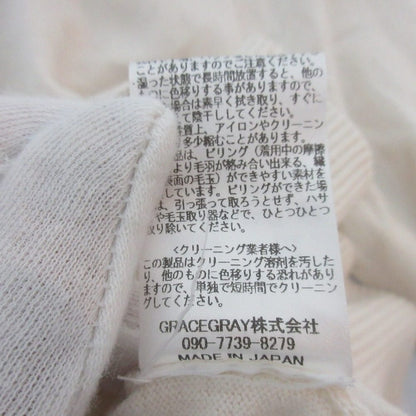 ジュライナイン コットンカシミヤブレンドヘンリーネックカットソー