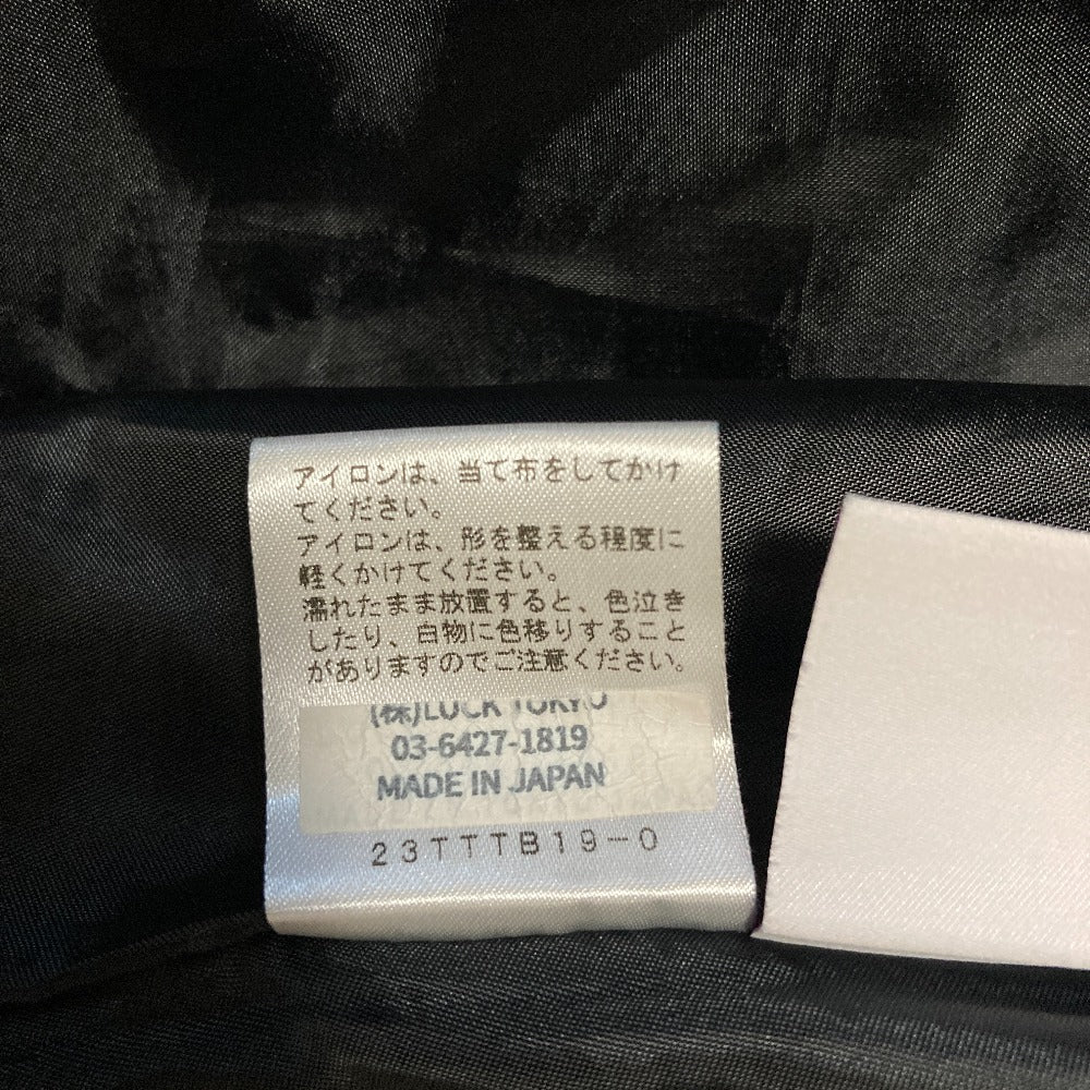 オブリ 千鳥格子フレアロングスカート