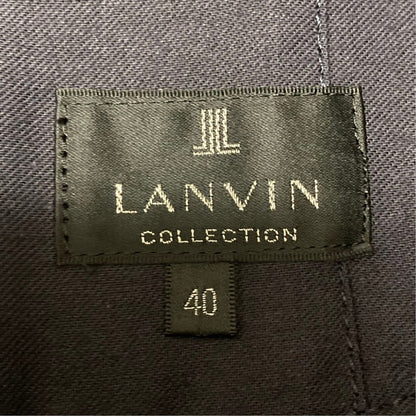 ランバンコレクション シルクブレンドデニムスカート