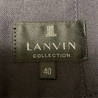 ランバンコレクション シルクブレンドデニムスカート