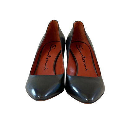 サントーニ レザーパンプス