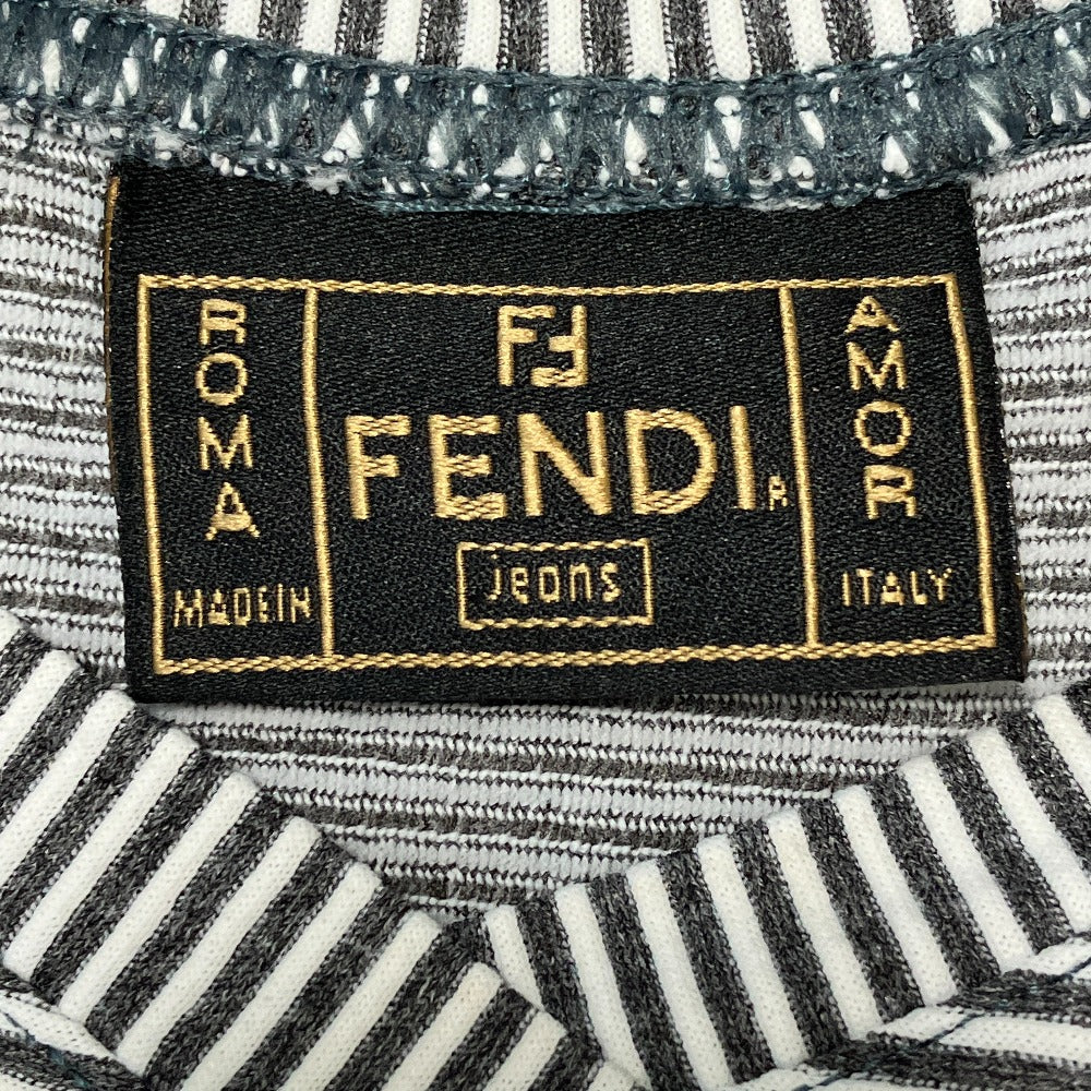 フェンディ ボーダー半袖Tシャツ