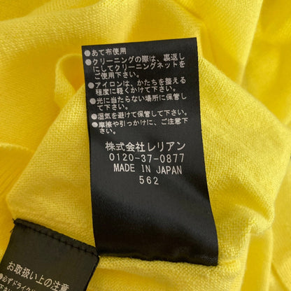 ランバンコレクション アシンメトリーヘムノースリーブニット