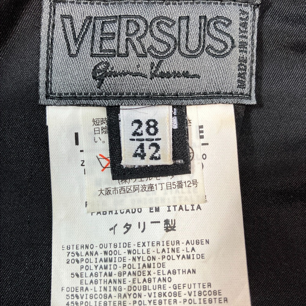 ヴェルサーチェ ウールノースリーブワンピース