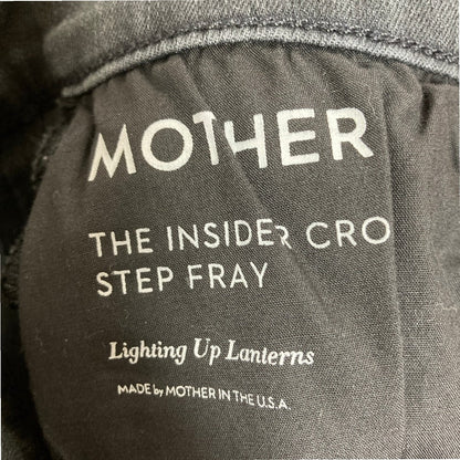 マザー THE INSIDER CROP STEP FRAY デニムパンツ
