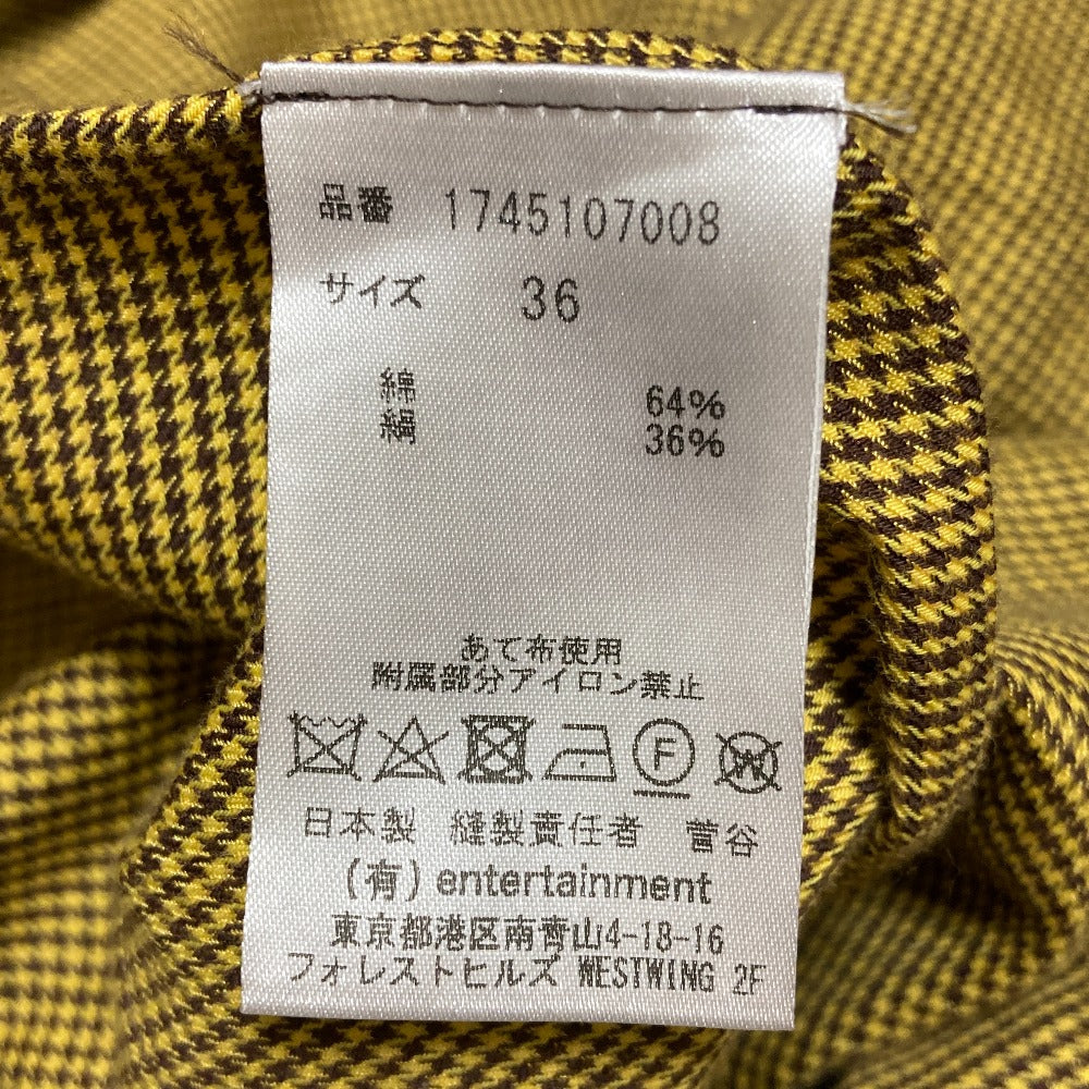ビューティフルピープル 千鳥格子フリルスカート