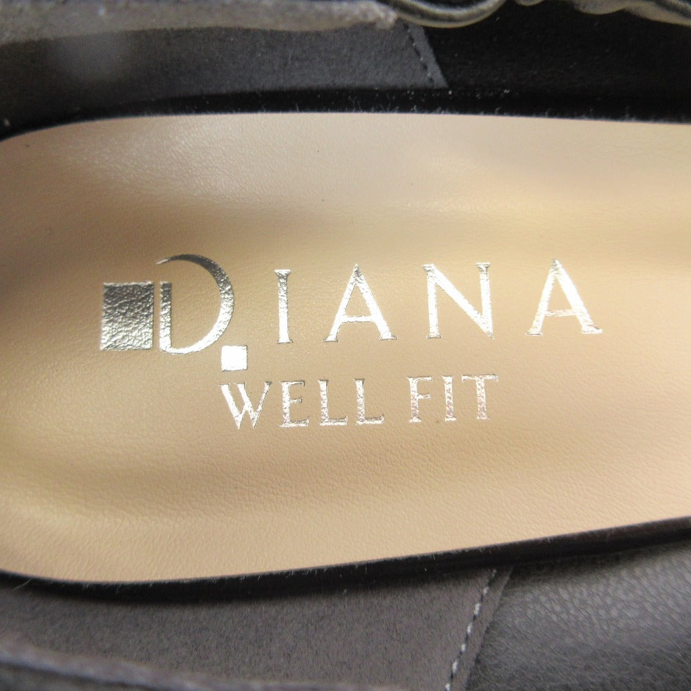ダイアナ WELL FIT エナメルウェッジパンプス