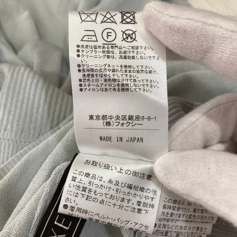 フォクシー シアーVネックニットカーディガン