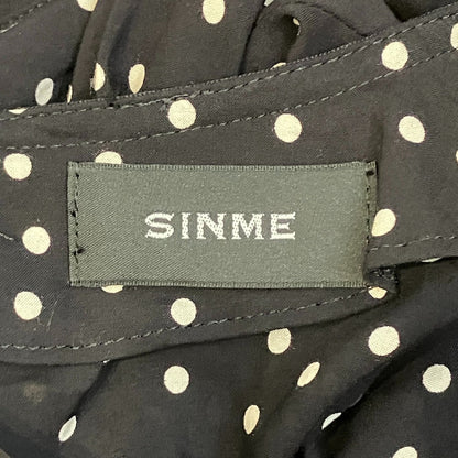 シンメ ドットロングワンピース