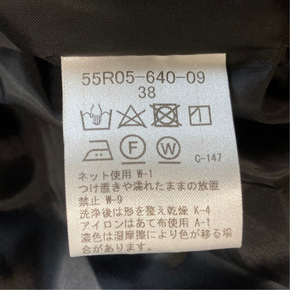 ブルーレーベルクレストブリッジ チェックワイドパンツ