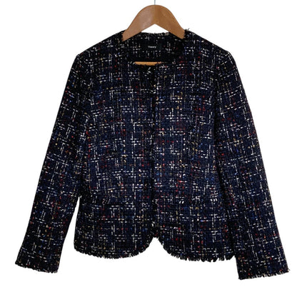 セオリー MULTI TWEED ノーカラージャケット