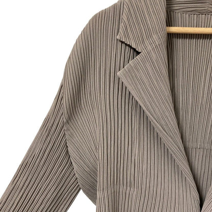 イッセイミヤケ HATCHING PLEATS テーラードジャケット
