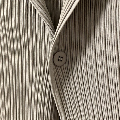 イッセイミヤケ HATCHING PLEATS テーラードジャケット