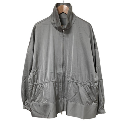 ルシェルブルー Ruched Track Jacket サテンジャケット