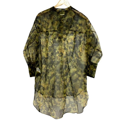 テルマ シアー総柄ブラウス