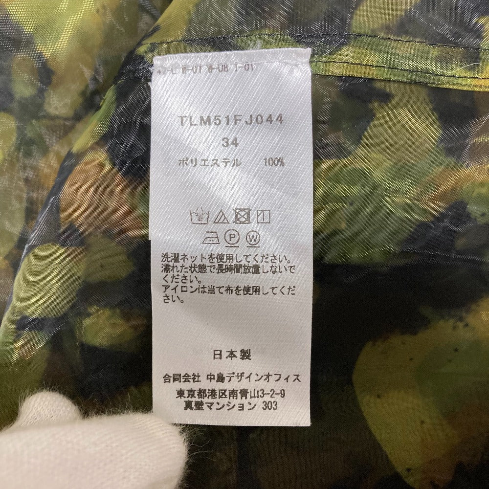テルマ シアー総柄ブラウス