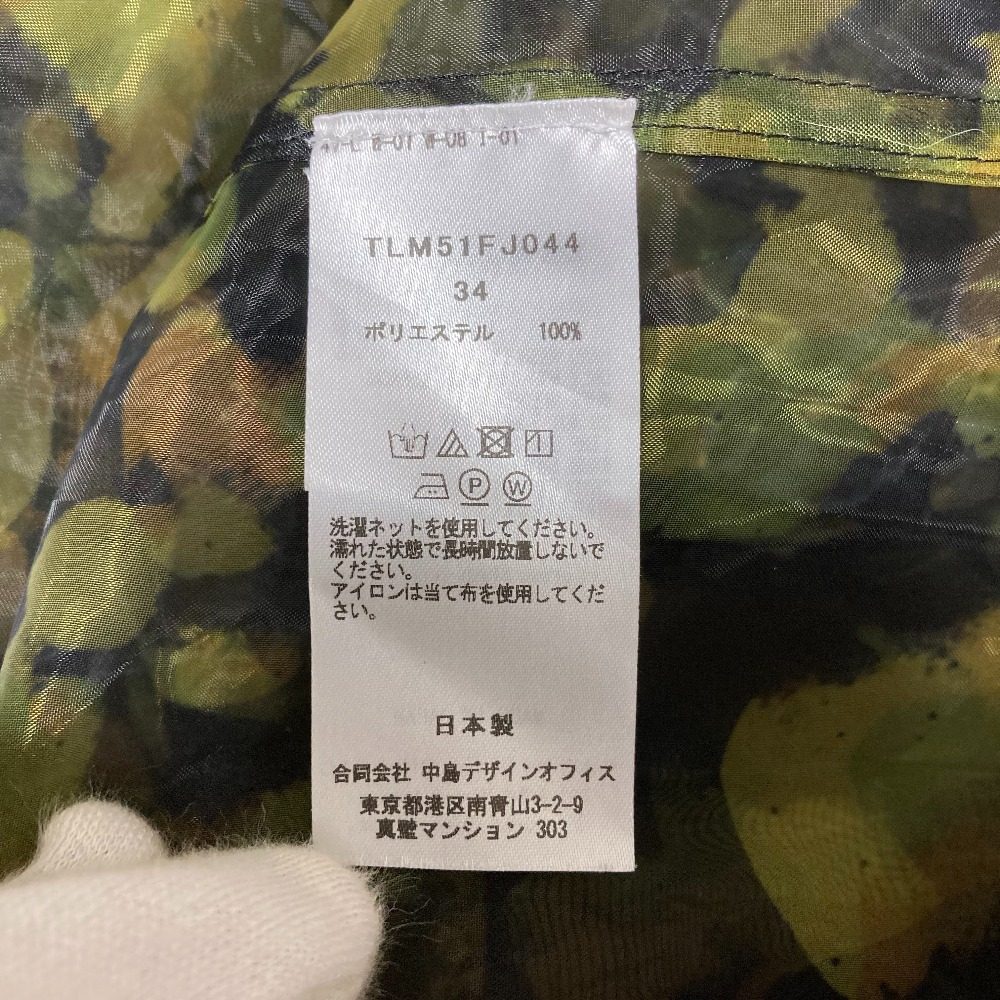 テルマ シアー総柄ブラウス