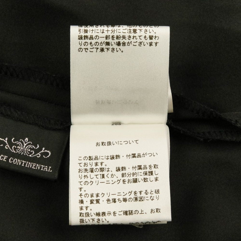 グレースコンチネンタル シルク刺繍ドレス