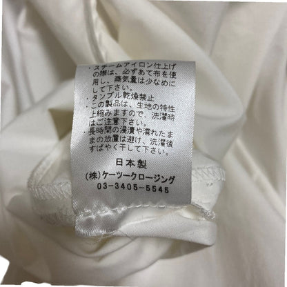 ヨリ バンドカラーノースリーブロングブラウス