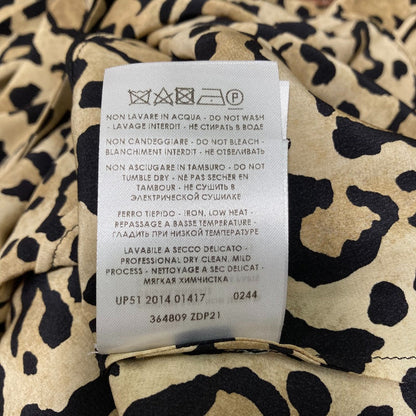 グッチ レオパード シルクブラウス
