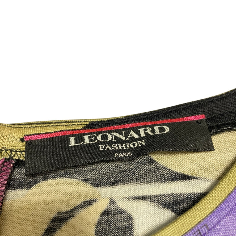 レオナールファッション ウールシルクワンピース