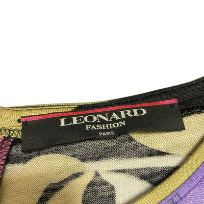 レオナールファッション ウールシルクワンピース