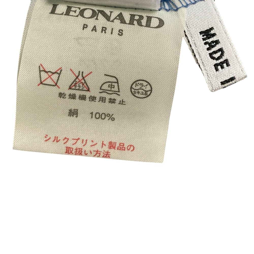 レオナール シルクワンピース