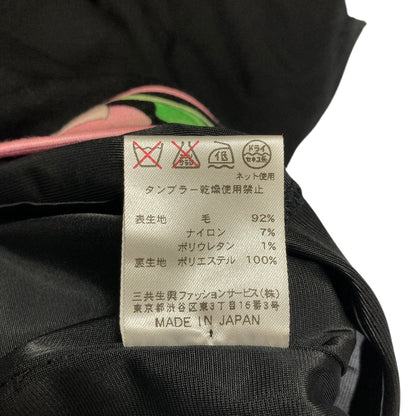 レオナールファッション フラワープリントノースリーブワンピース