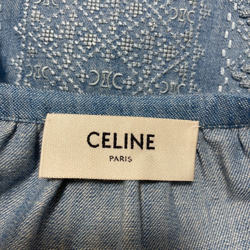 セリーヌ エンブロイダリー シャンブレー ロミー ブラウス