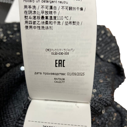 マックスマーラウィークエンド テンポ スパンコールノースリーブニット