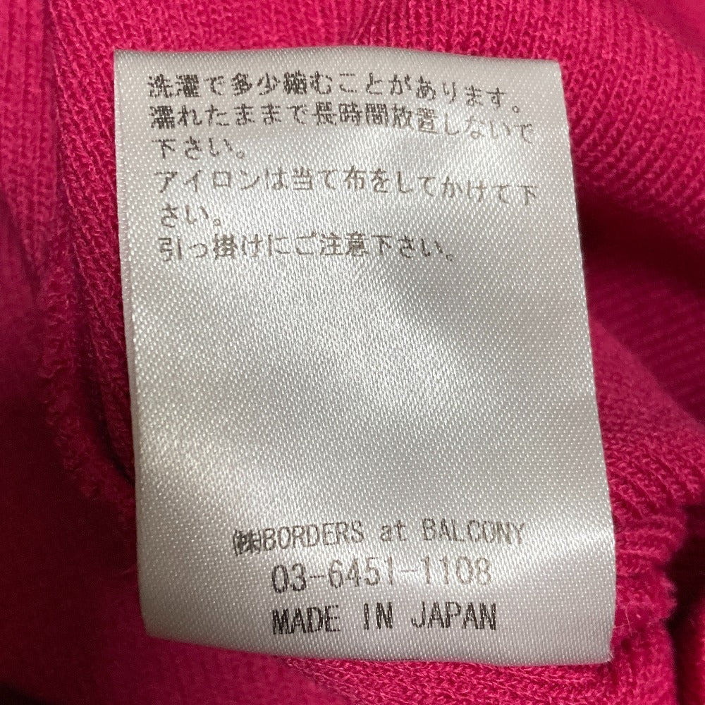 ボーダーズアットバルコニー レーヨンクロップドニットカットソー