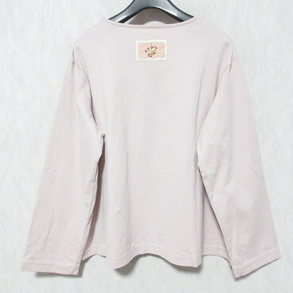 ピンクハウス スイートピー ロゴプリントロングスリーブTシャツ