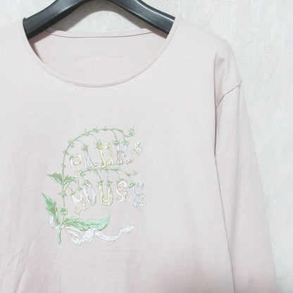 ピンクハウス スイートピー ロゴプリントロングスリーブTシャツ