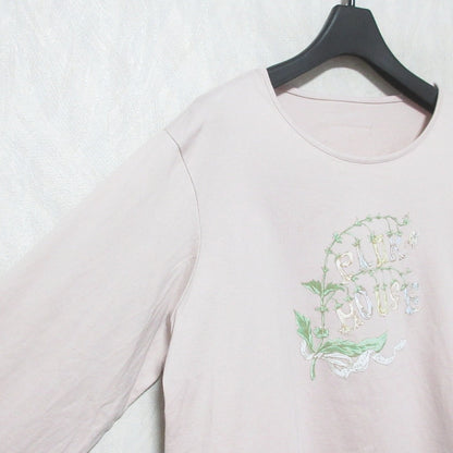ピンクハウス スイートピー ロゴプリントロングスリーブTシャツ