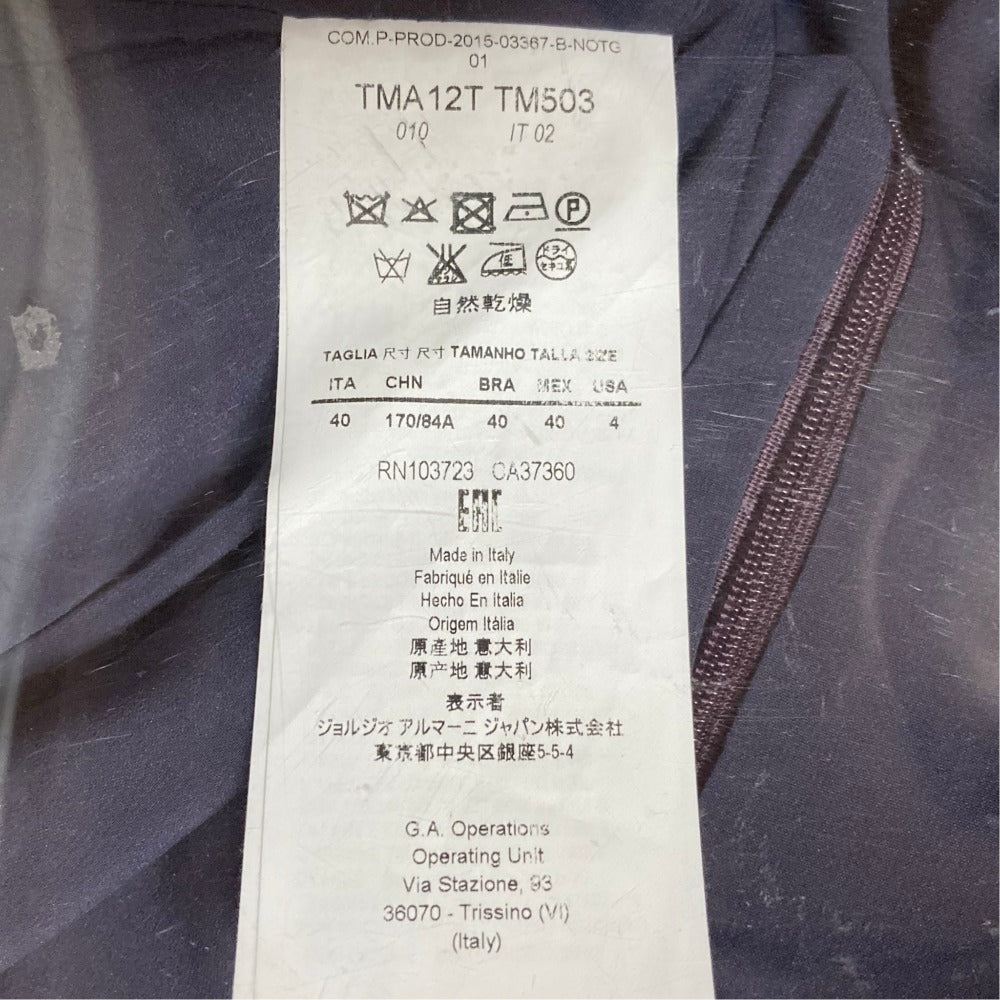 アルマーニコレツォーニ シルクワンピース