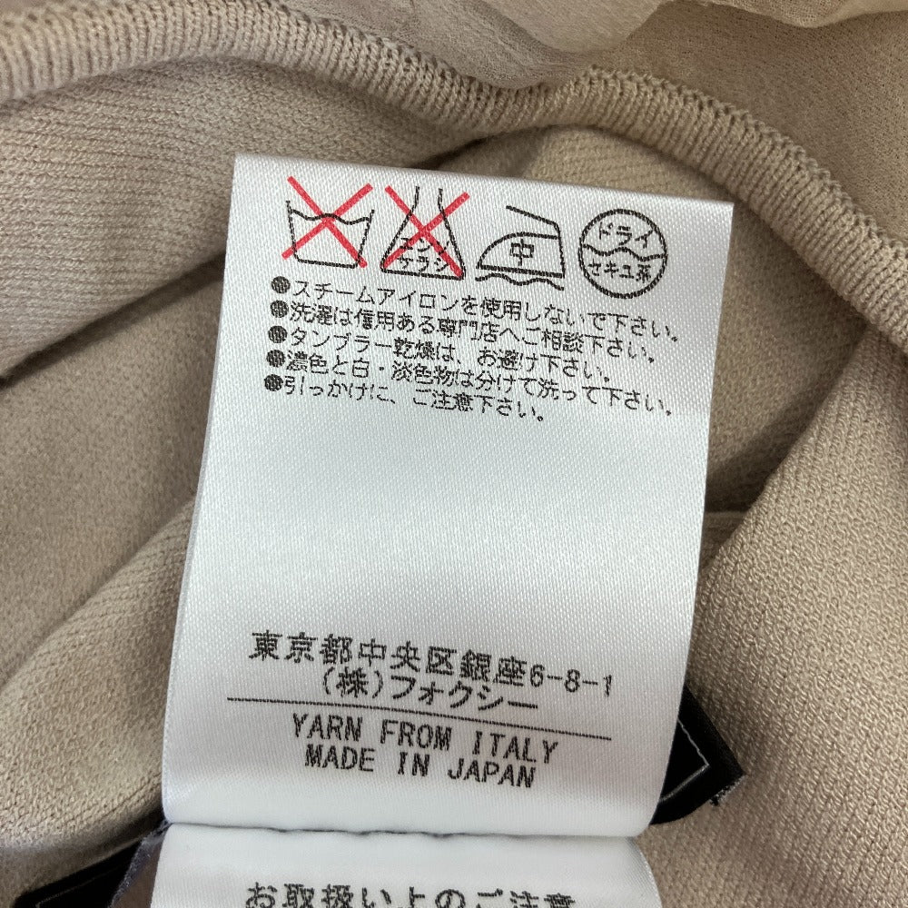 フォクシー シルクレイヤードニットタンクトップ