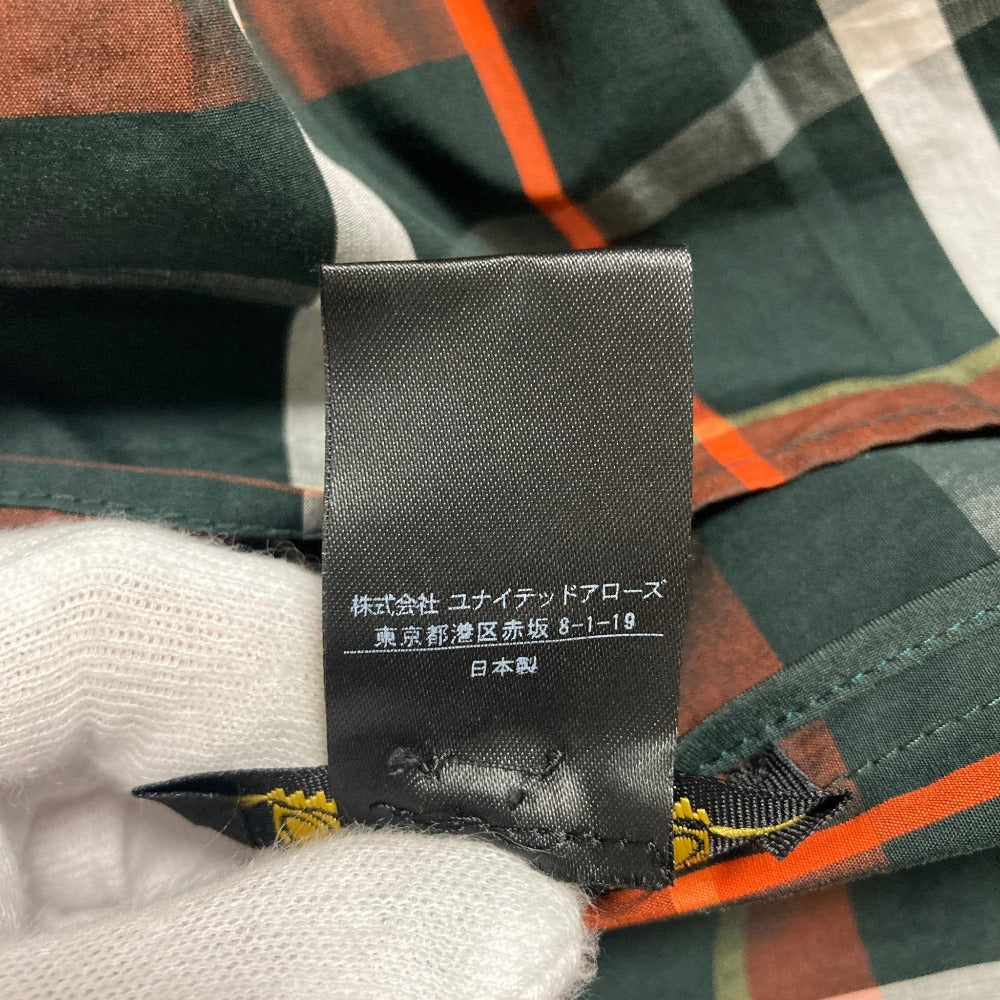 ドゥロワー チェックドローストリングロングスカート