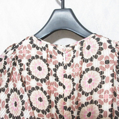 ケイトスペードニューヨーク Floral Mosaic Flutter Dres シルクワンピース