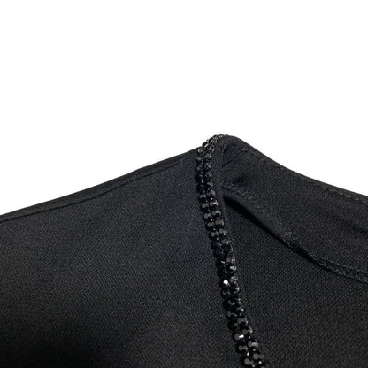 レオナールファッション ストレッチラインストーンブラウス