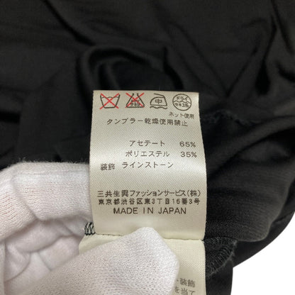 レオナールファッション ストレッチラインストーンブラウス