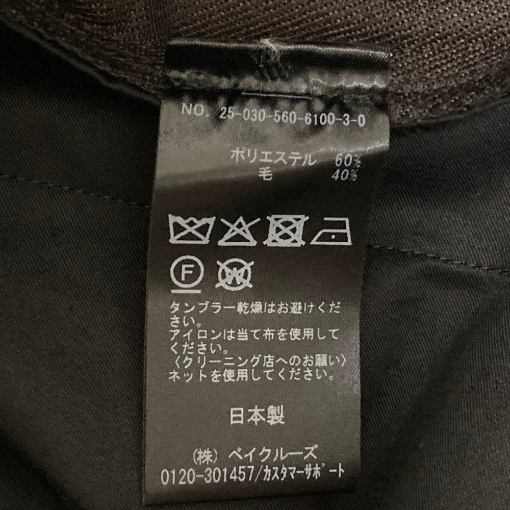 オーディナリージョイ Vintage Wool Kersey トラウザーズ