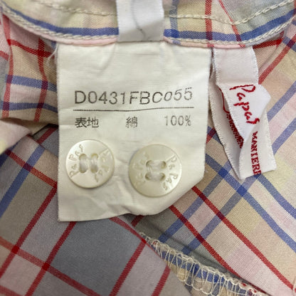 パパス コットン長袖シャツ
