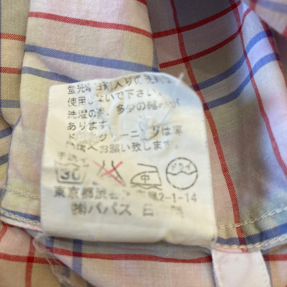 パパス コットン長袖シャツ