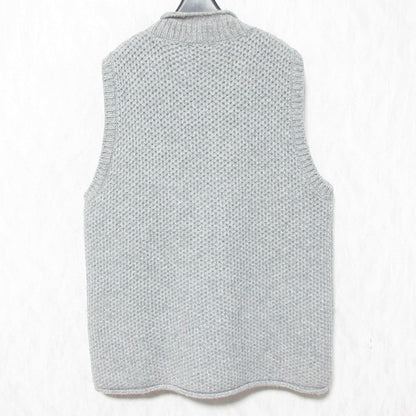 パパスプラス カシミヤブレンドニットベスト