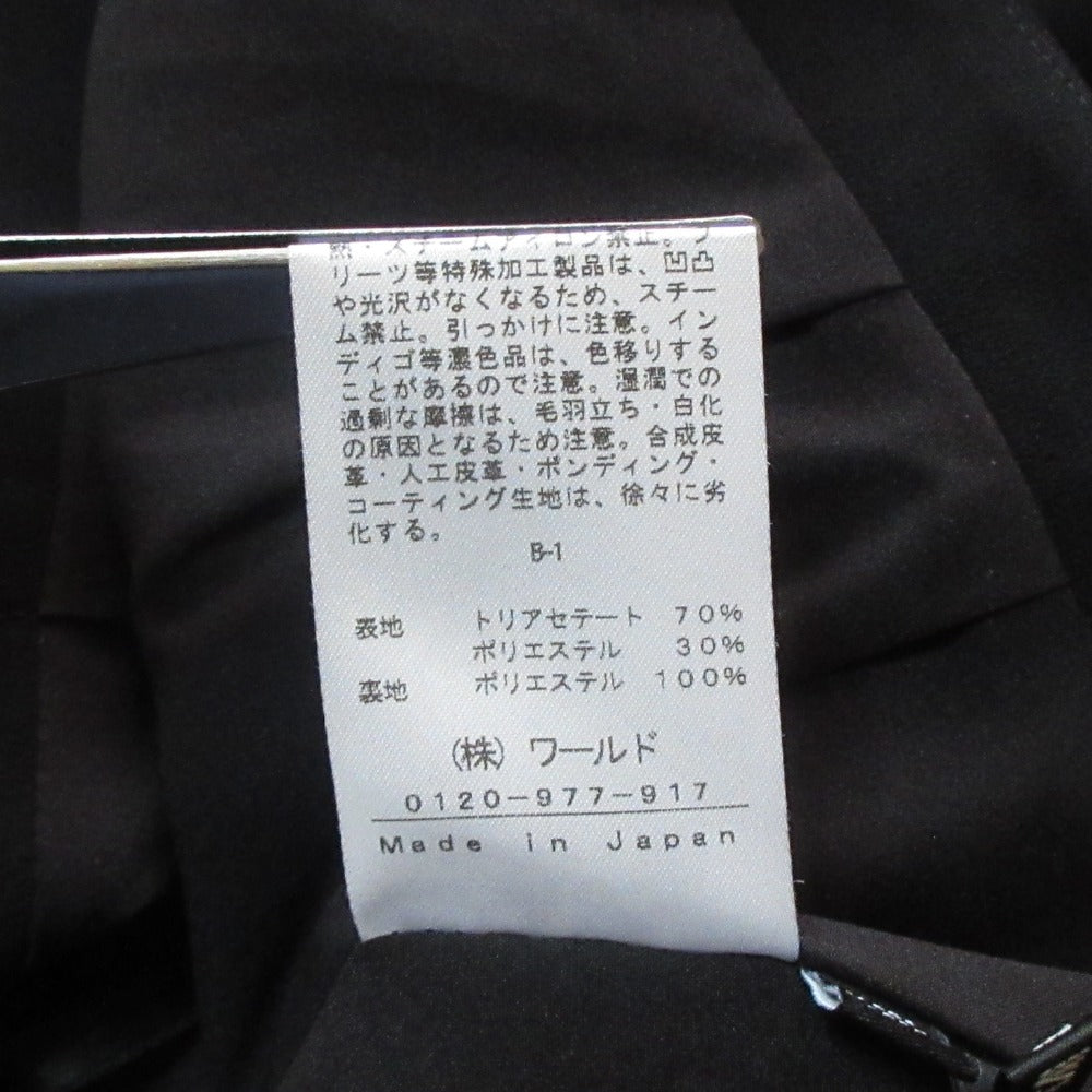 インディヴィ ノーカラーセットアップスーツ