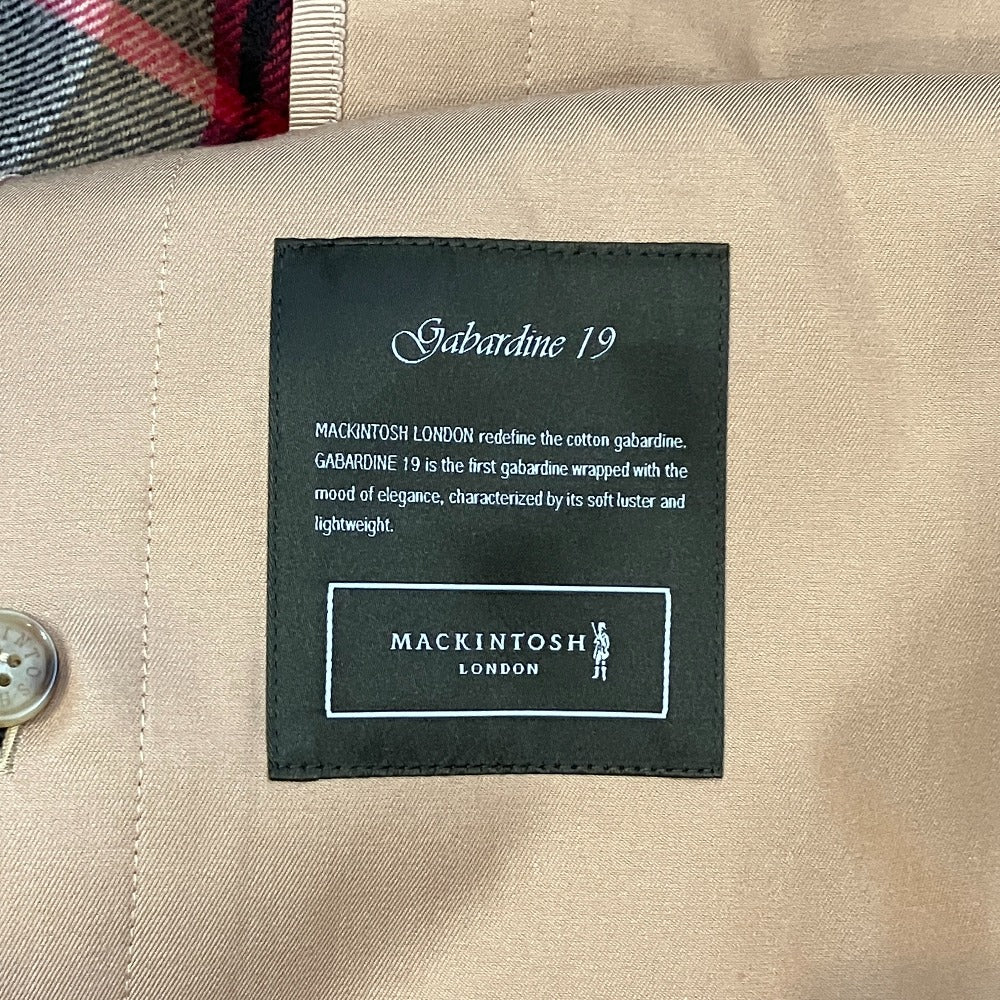 マッキントッシュロンドン GABARDINE 19 LOGIE トレンチコート