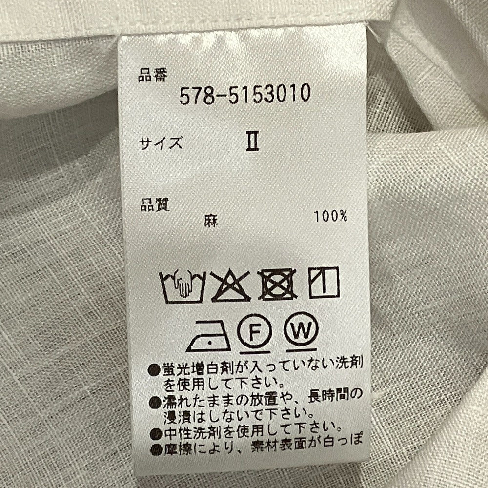 マーガレットハウエル SHIRTING LINEN シャツ