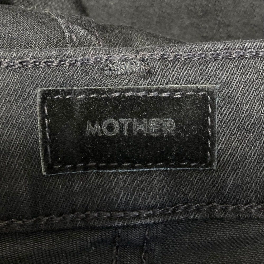 マザー THE INSIDER CROP STEP FRAY デニムパンツ